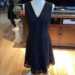 White House Black Market Black Lace Dress